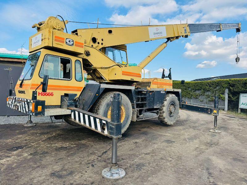 GROVE AT633B MOBILE CRANE*C/W 4X SUPPORT LEGS*VIDEO*