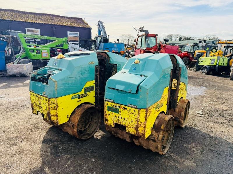 AMMANN PADFOOT TRENCH ROLLER*CHOICE OF 2*YEAR 2019*VIDEO*