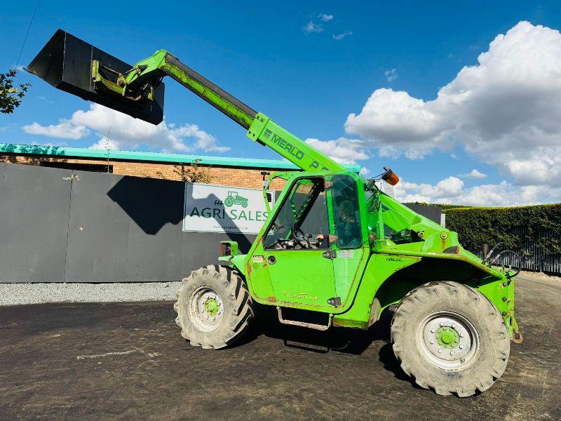 MERLO P26.6EVT 4WD TELEHANDLER*C/W BUCKET*VIDEO*