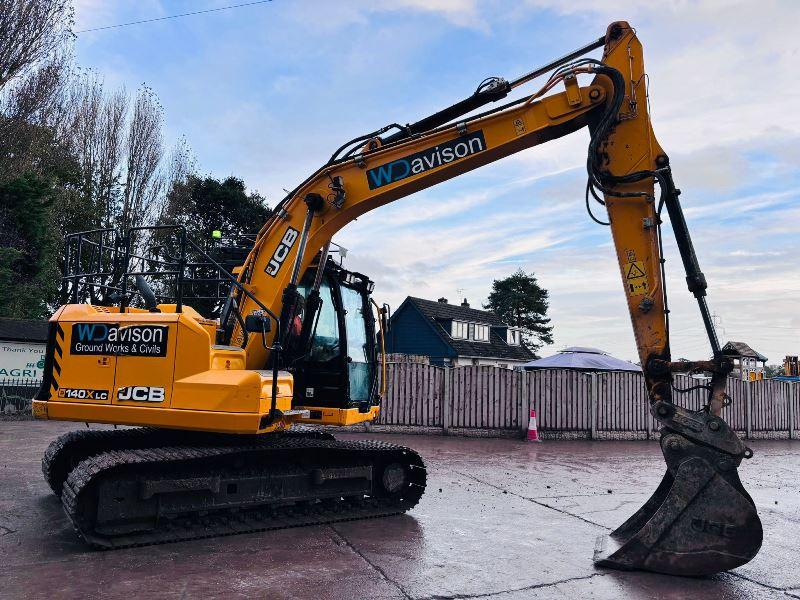 JCB 140XLC TRACKED EXCAVATOR *YEAR 2020, 3774 HOURS* C/W QUICK HITCH *VIDEO*
