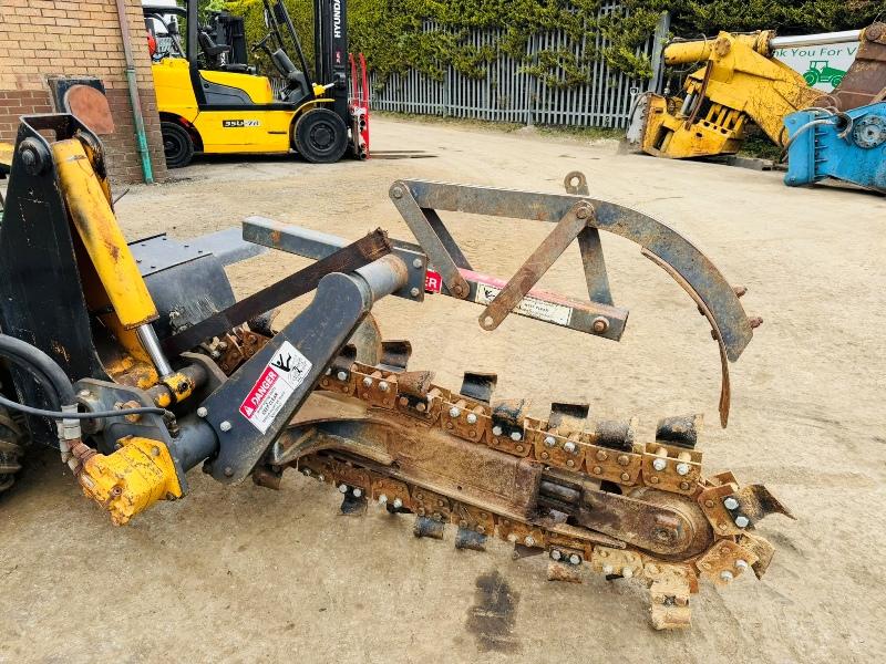 4WD ARTICULATED TRENCHER*C/W KUBOTA ENGINE*VIDEO*