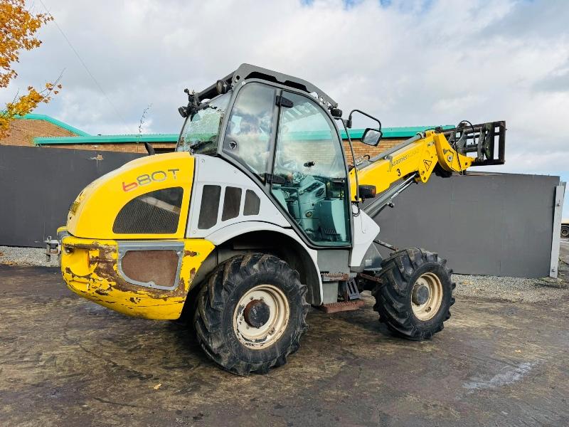 KRAMER 352-10 WHEEL LOADER*YEAR 2012*C/W PALLET TINES*VIDEO*