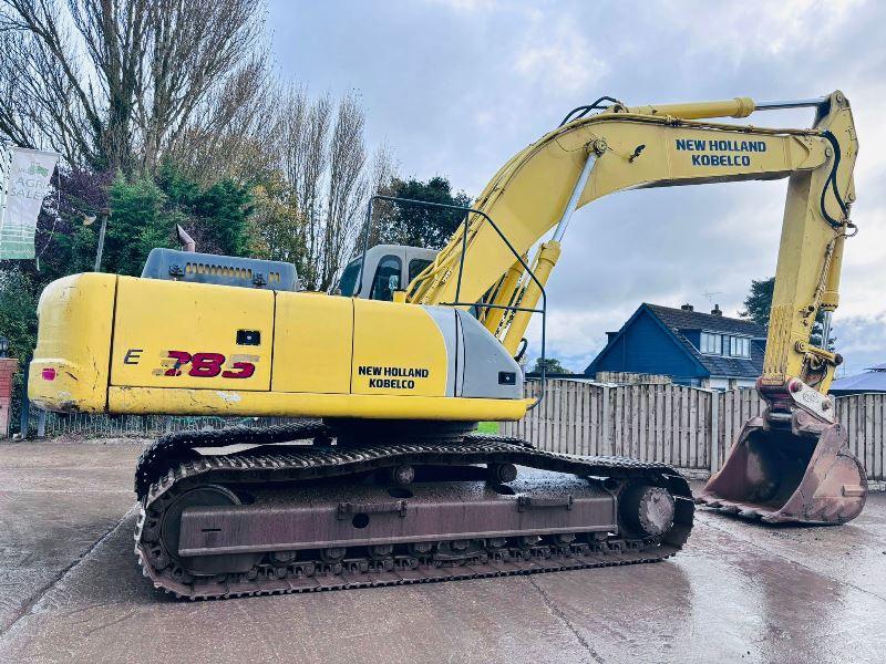 NEW HOLLAND KOBELCO E385 EXCAVATOR C/W ISUZU ENGINE & QUICK HITCH *VIDEO*