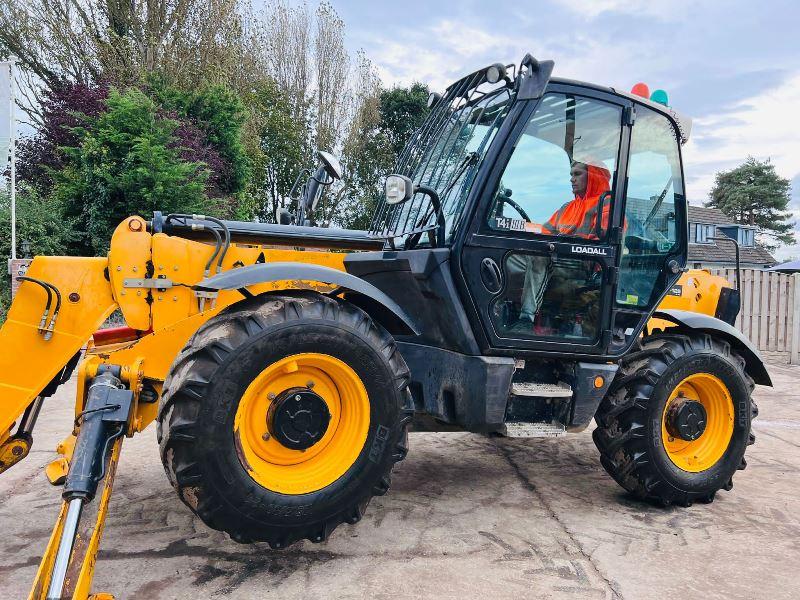 JCB 535-125HI VIZ 4WD TELEHANDLER *YEAR 2015,12.5 METER* C/W TINES *VIDEO*