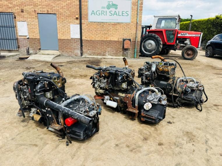 4 CYLINDER PERKINS PHASER ENGINE*C/W TRANSMISSION*3 LEFT*VIDEO*