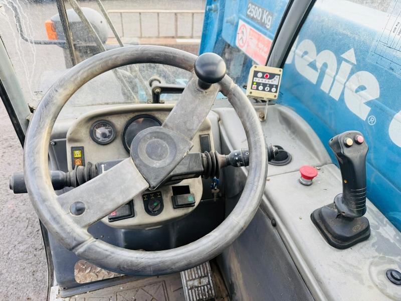 GENIE GTH 2506 TELEHANDLER*C/W BUCKET AND PALLET TINES*VIDEO*