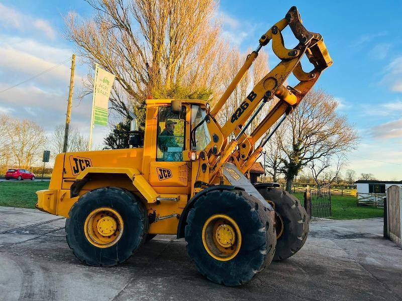 JCB 426B 4WD LOADING SHOVEL C/W JOYSTICK CONTROL *VIDEO*