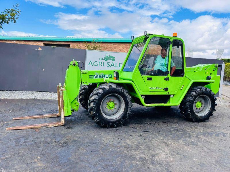 MERLO P60.10 EV TELEHANDLER*C/W PALLET TINES*VIDEO*