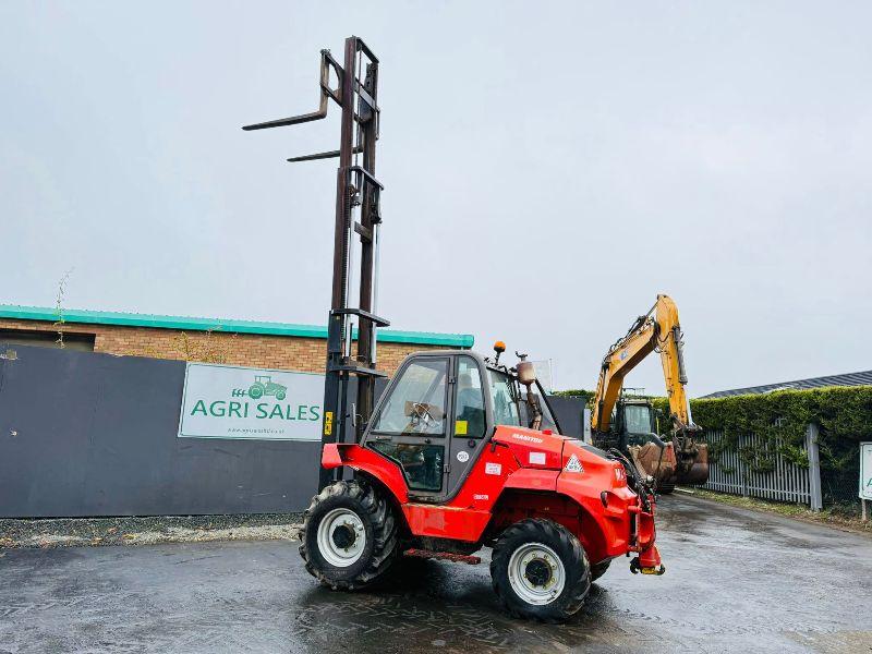 MANITOU M30-4 3 STAGE MASTED FORKLIFT*YEAR 2014*C/W PALLET TINES*VIDEO*