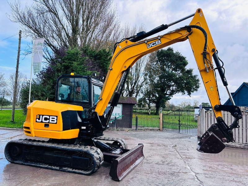 JCB 86C-1 EXCAVATOR *ZERO SWING, YEAR 2015* C/W QUICK HITCH *VIDEO*
