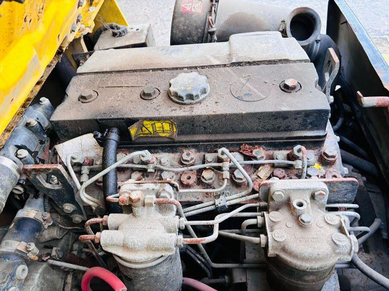 HYSTER DIESEL FORKLIFT C/W 2 STAGE MAST & PERKINS ENGINE *VIDEO*