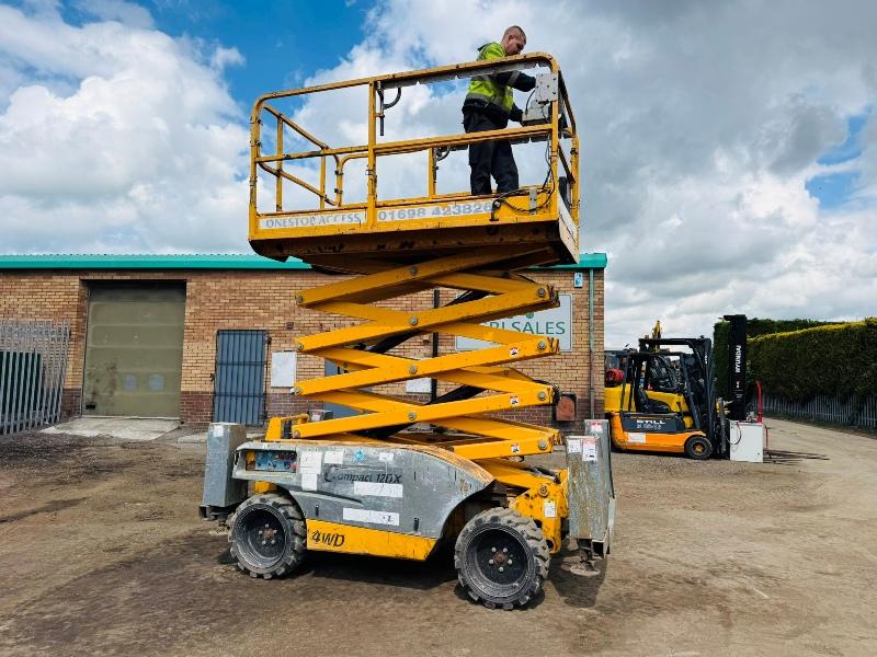 HAULOTTE COMPACT 12DX SCISSOR LIFT*YEAR 2015*2268 HOURS*VIDEO*