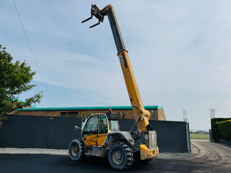 LIEBHERR 435-10 TURBO TELEHANDLER*C/W PALLET TINES*VIDEO*