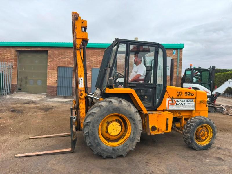 JCB 926 ROUGH TERRAIN FORKLIFT*C/W PALLET TINES*VIDEO*