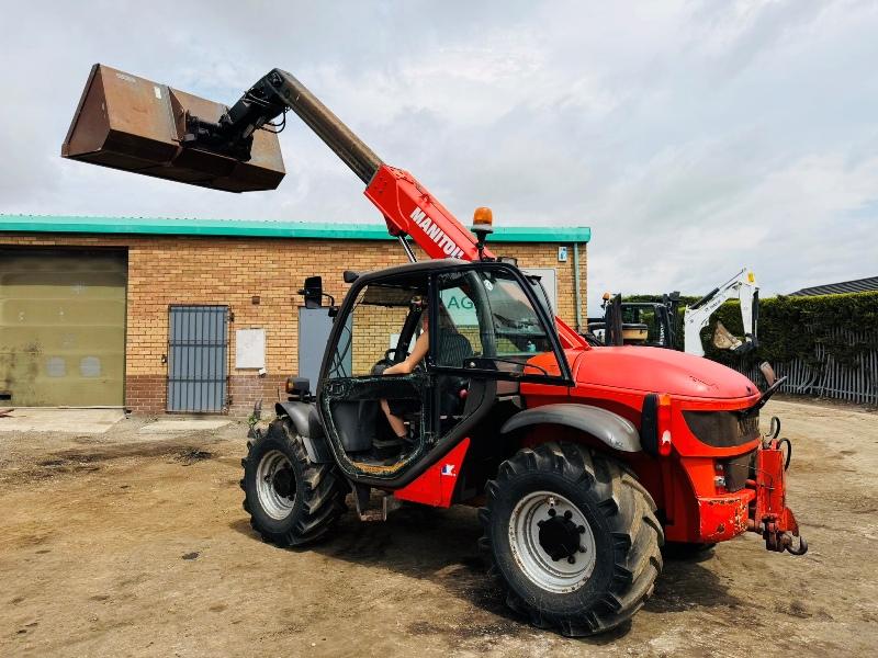 MANITOU MLT 627T TELEHANDLER*C/W BUCKET*VIDEO*