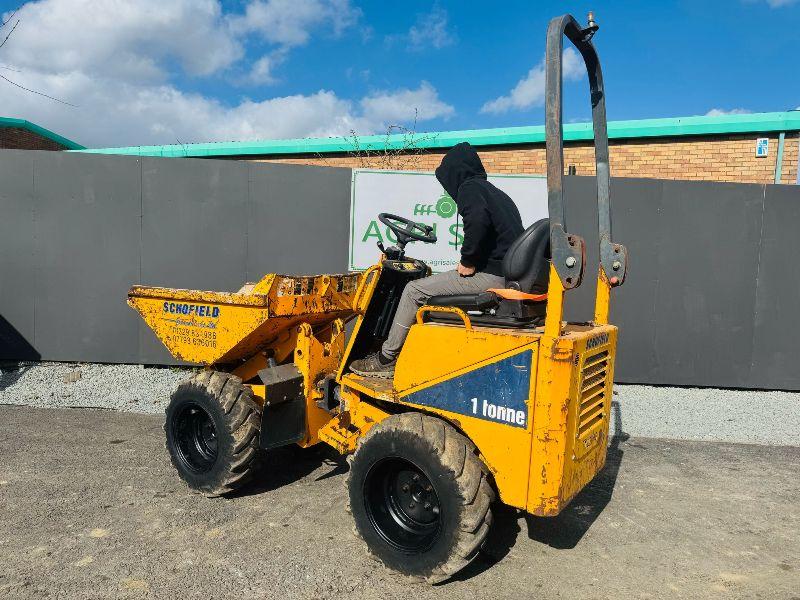 THWAITES 1 TONNE HIGH TIP DUMPER *C/W YANMAR ENGINE*