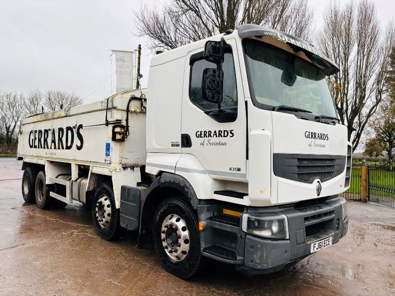RENAULT 430DXI DOUBLE DRIVE TIPPER LORRY *YEAR 2011* SPARES AND REPAIRS 