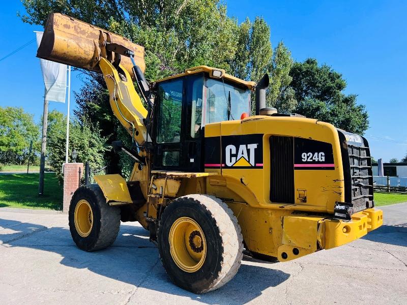 CATTERPILLAR 924G 4WD LOADING SHOVEL C/W REVERSE CAMERA *VIDEO*