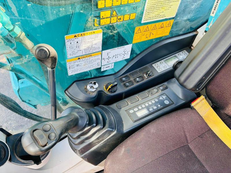 KOBELCO SK75SR-3E EXCAVATOR *YEAR 2015, 5578 HOURS* C/W BOGG MASTER TRACKS *VIDEO*