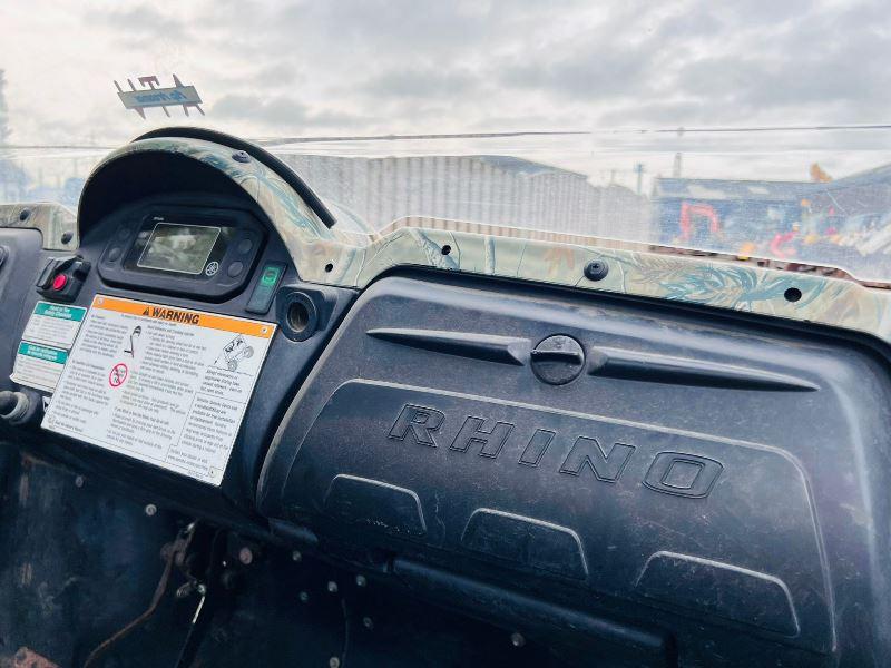 YAMAHA RHINO 700 PETROL 4WD UTV *ROAD REGISTERED* C/W CAMO WRAP *VIDEO*