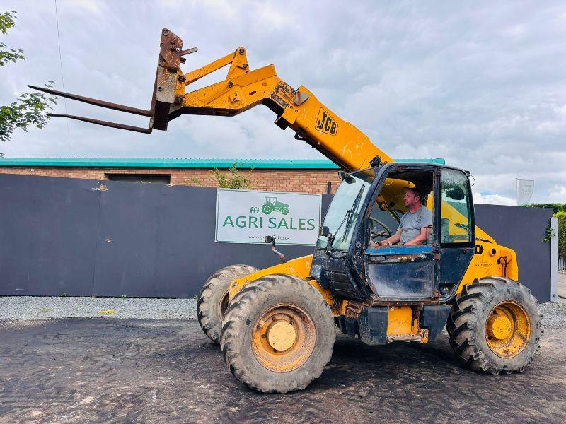 JCB 540-70 TELEHANDLER*C/W PALLET TINES*AG SPEC*VIDEO*