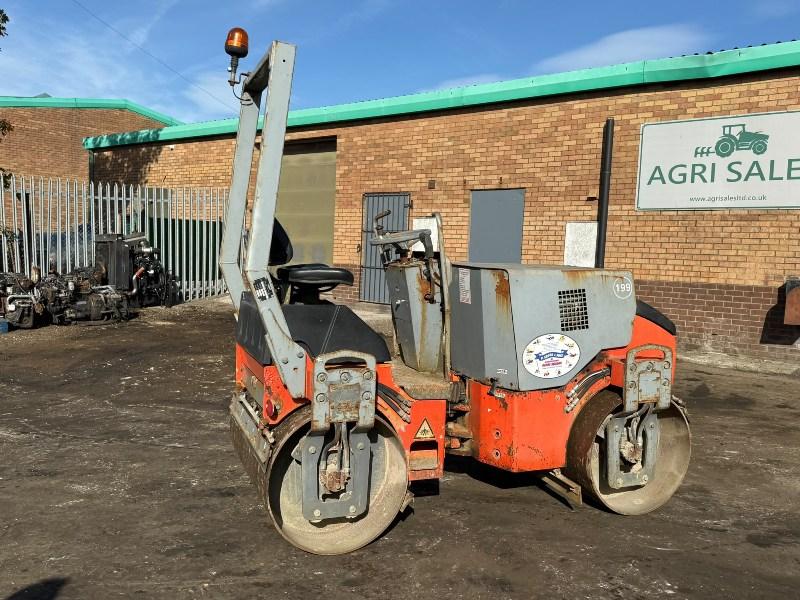 HAMM HD12 DOUBLE DRUM ROLLER *2264 HOURS*C/W ROLL BAR*VIDEO*