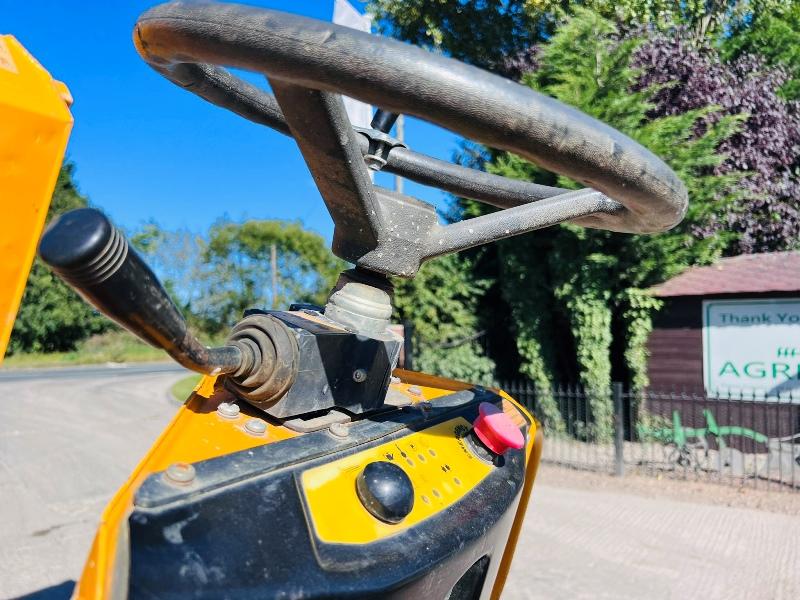 THWAITES 1 TON HIGH TIP DUMPER *YEAR 2019, ONLY 1112 HOURS* C/W ROLE BAR *VIDEO*