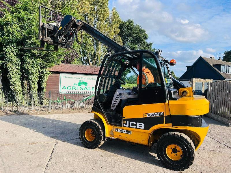 JCB TLT30D 4WD TELETRUCK *YEAR 2015* C/W HYDRAULIC TURN TABLE & TINES *VIDEO*