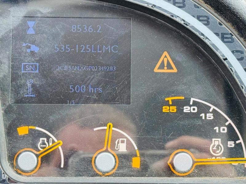 JCB 535-125 HI VIZ TELEHANDLER*C/W JACK LEGS*YEAR 2016*