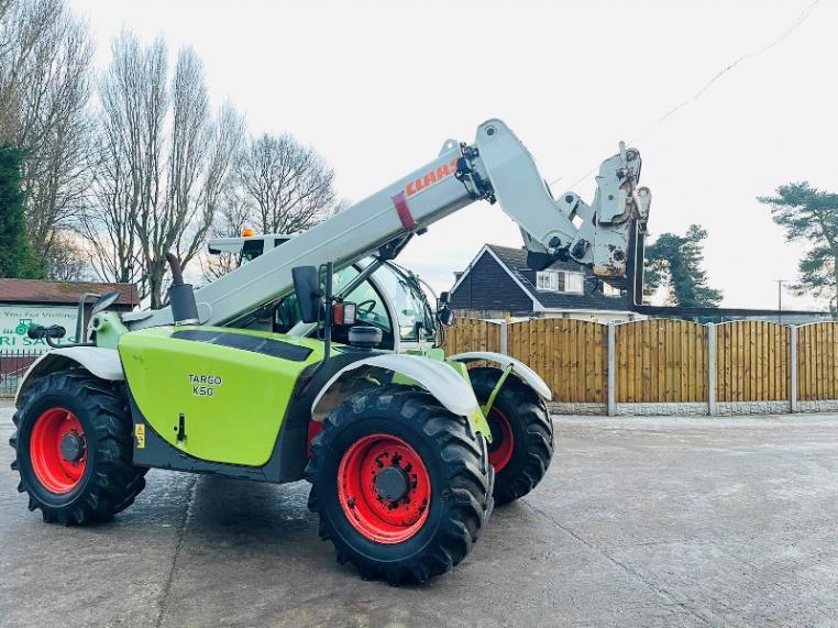 CLAAS K50 TARGO TELEHANDLER * AG-SPEC , ONLY 4324 HOURS * C/W PUH * VIDEO