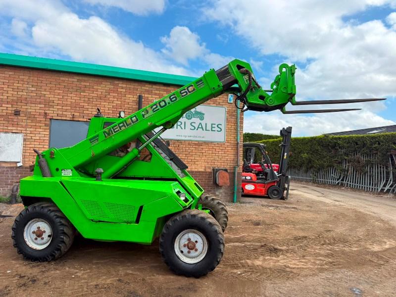 MERLO P20.6 TELEHANDLER*C/W PALLET TINES*VIDEO*