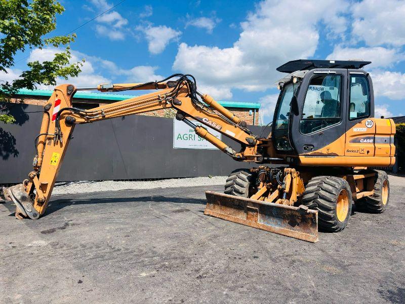 CASE WX125 WHEELED EXCAVATOR *C/W QUICK HITCH*VIDEO*