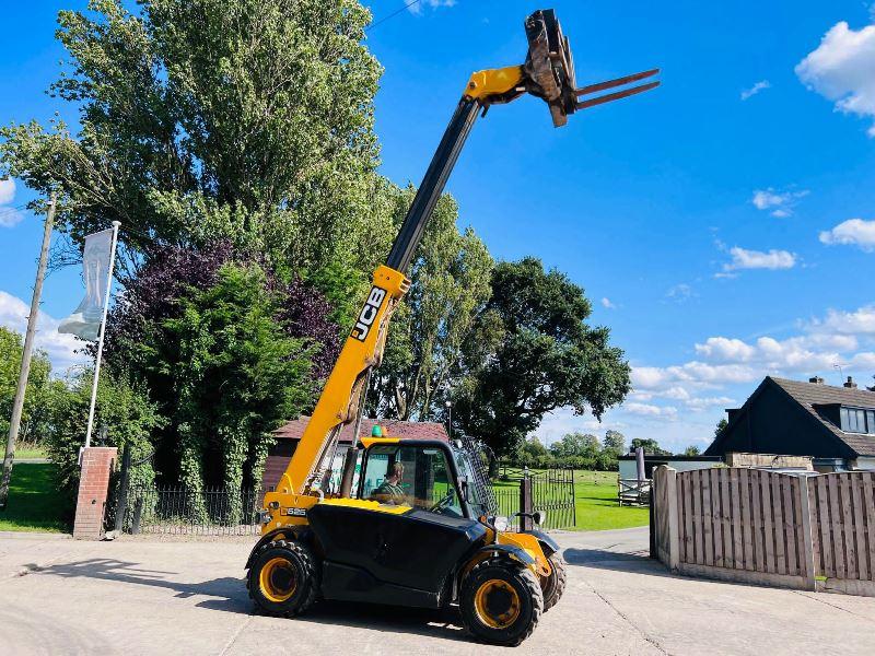 JCB 525-60 HI VIZ 4WD TELEHANDLER *YEAR 2015* C/W PALLET TINES *VIDEO*