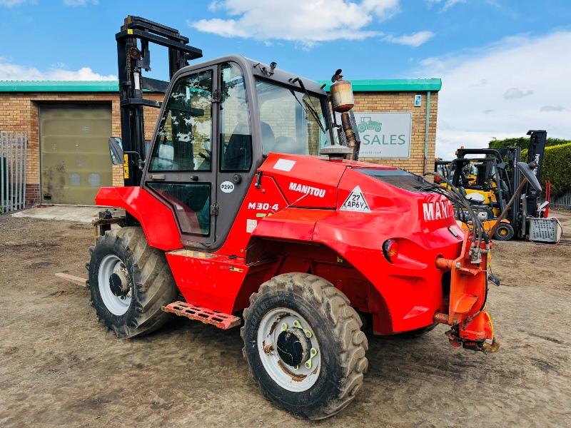 MANITOU M30-4 FORKLIFT*C/W PUH*YEAR 2016*9729 HOURS*VIDEO*