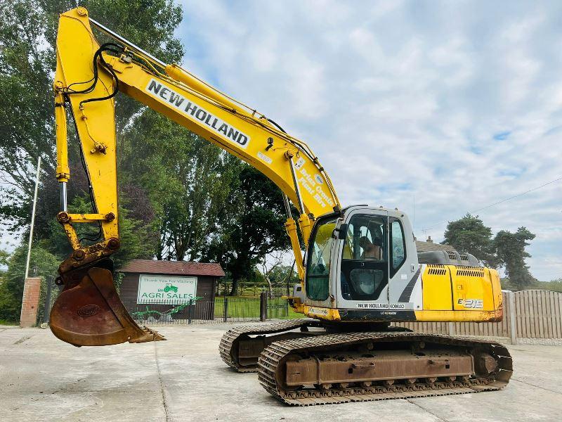 NEW HOLLAND E215 TRACKED EXCAVATOR C/W QUICK HITCH 