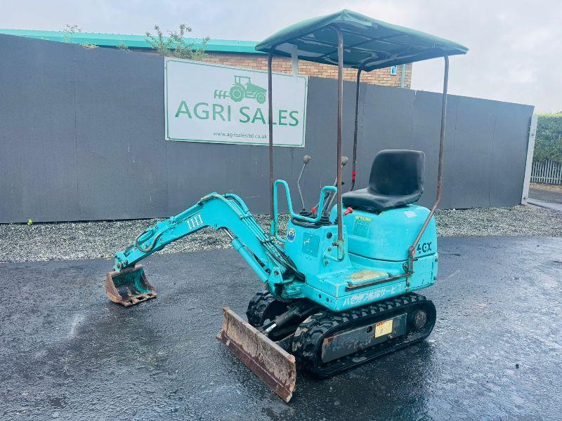 IHI IS-4GX3 TRACKED EXCAVATOR WITH CANOPY*C/W BUCKET*VIDEO*