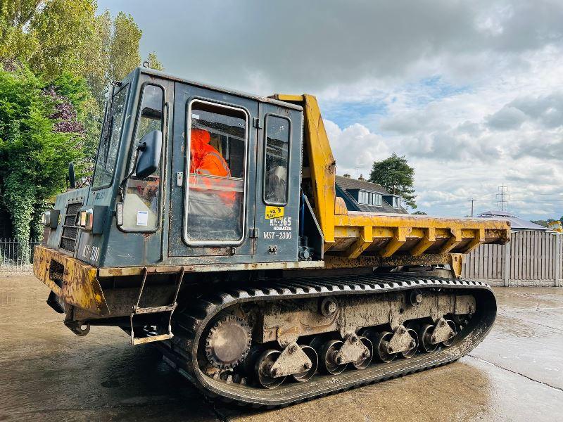 MOROOKA MST2300 TRACKED DUMPER (TRACKS NOT TURNING SPARE AND REPAIRS) *VIDEO*