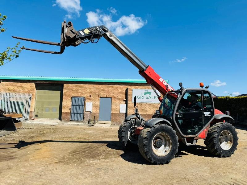 MANITOU MLT 627T TELEHANDLER*C/W PALLET TINES*YEAR 2011*VIDEO*