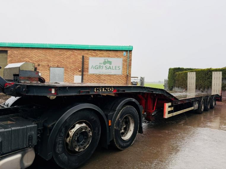 KING LOW LOADER TRAILER, RAMPS AND WINCH*VIDEO*