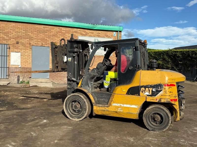 CATERPILLAR DP45NT FORKLIFT*C/W FORK POSITIONER*YEAR 2014*VIDEO*