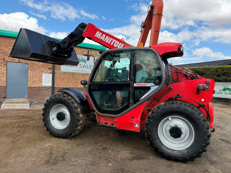 MANITOU MLT 741 TURBO TELEHANDLER*C/W BUCKET*AG SPEC*VIDEO*