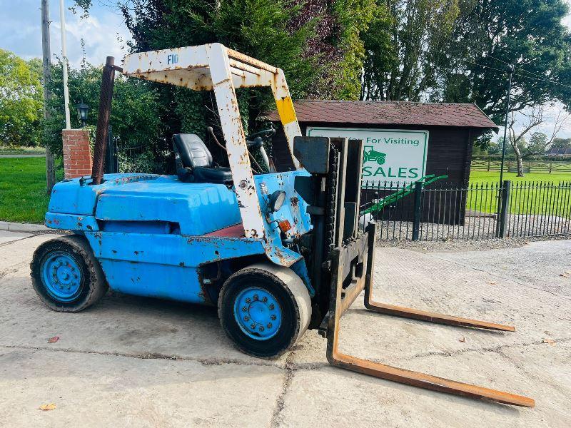 LINDE H40DW DIESEL FORKLIFT * CONTAINER SPEC * C/W PALLET TINES