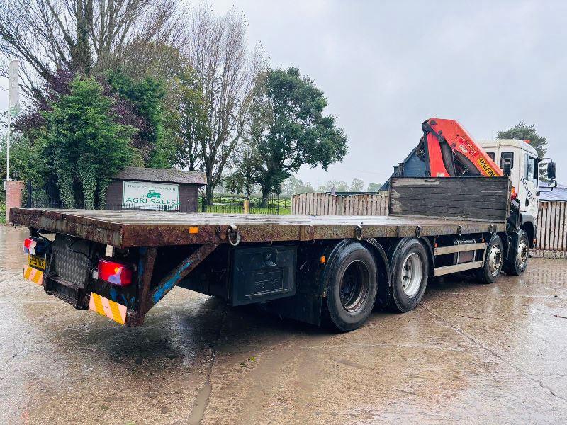 MAN 32.353 DOUBLE DRIVE FLAT BED LORRY *CRANE & SUPPORT LEGS NOT INCLUDED*VIDEO*