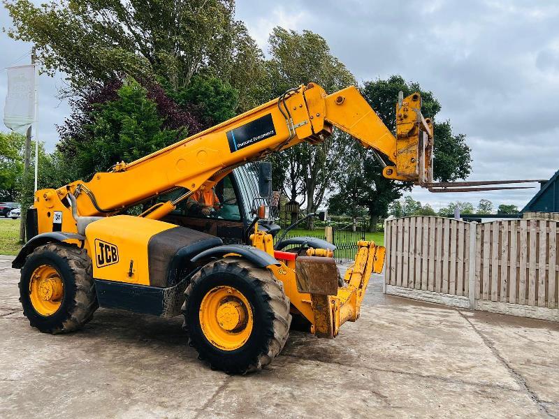 JCB 535-125 4WD TELEHANDLER * 12 METER REACH, 3723 HOURS * C/W PALLET TINES *VIDEO*