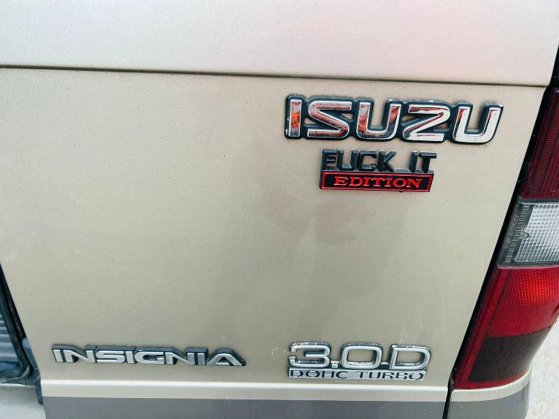 ISUZU TROOPER INSIGNIA 3.0L TURBO 4WD VEHICLE *VIDEO*