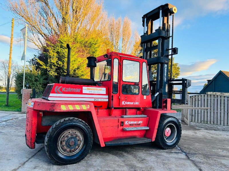 KALMAR LMV DCD 10.600 DIESEL FORKLIFT C/W VOLVO ENGINE *VIDEO*