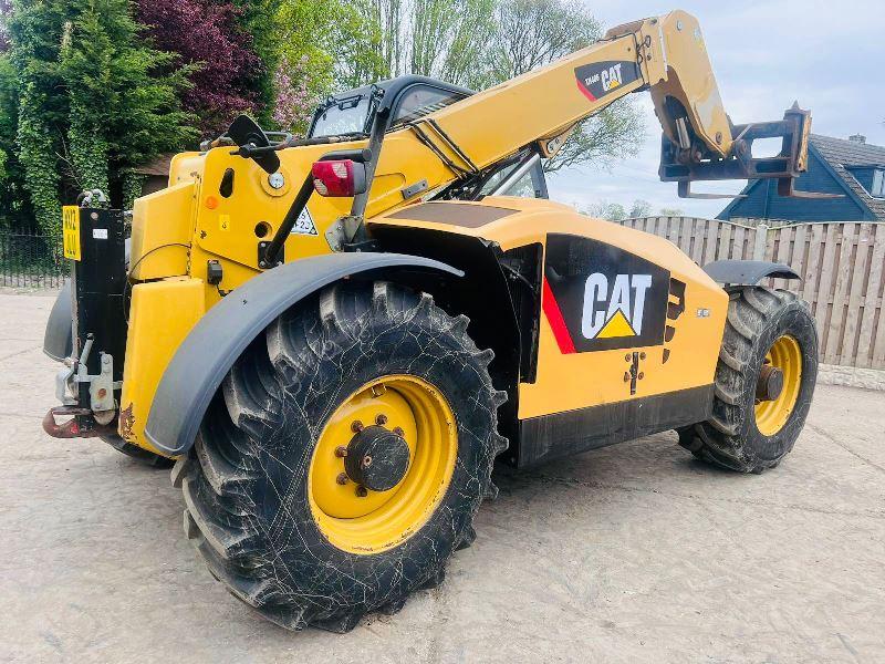 CATERPILLAR TH406AG 4WD TELEHANDLER *AG-SPEC , YEAR 2012* C/W PALLET TINES *VIDEO*