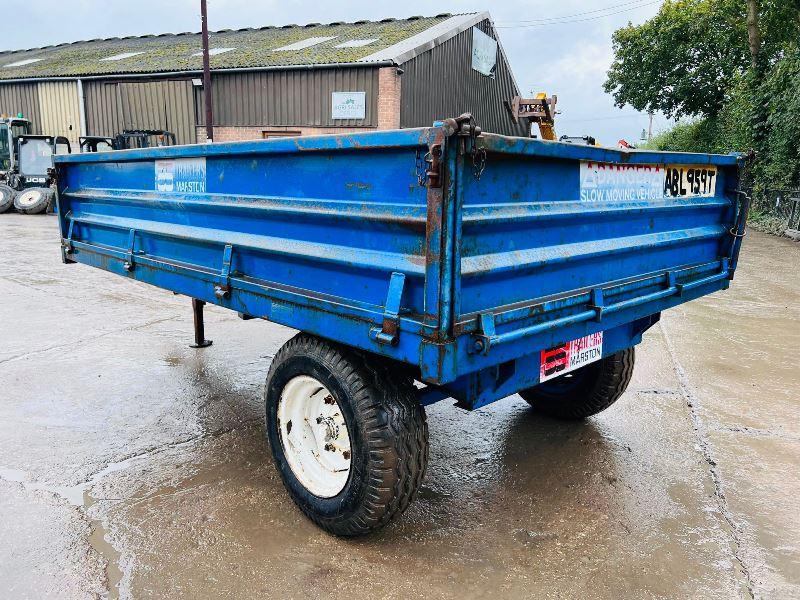 DS4 STEEL TIPPING TRAILER C/W DROP SIDE BODY *VIDEO*