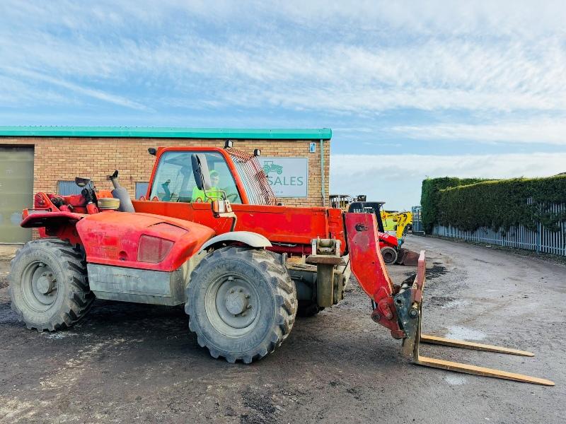 MANITOU MT1235 TELEHANDLER*C/W PALLET TINES*VIDEO*