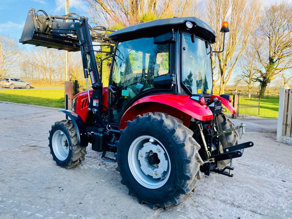 BRAND NEW SIROMER 504 4WD TRACTOR * YEAR 2023 * WITH SYNCHRO CAB AND LOADER 